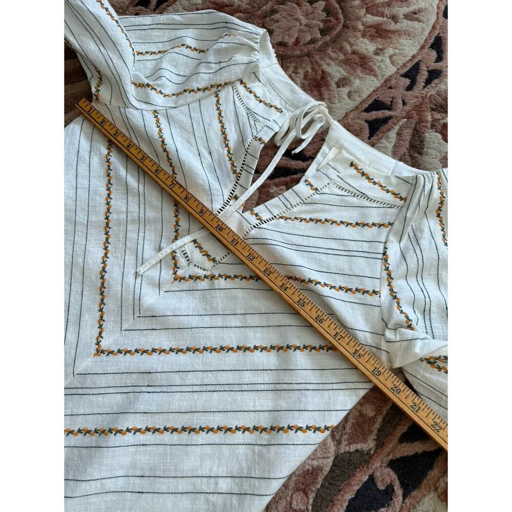 Anthropologie Maeve puff sleeve top